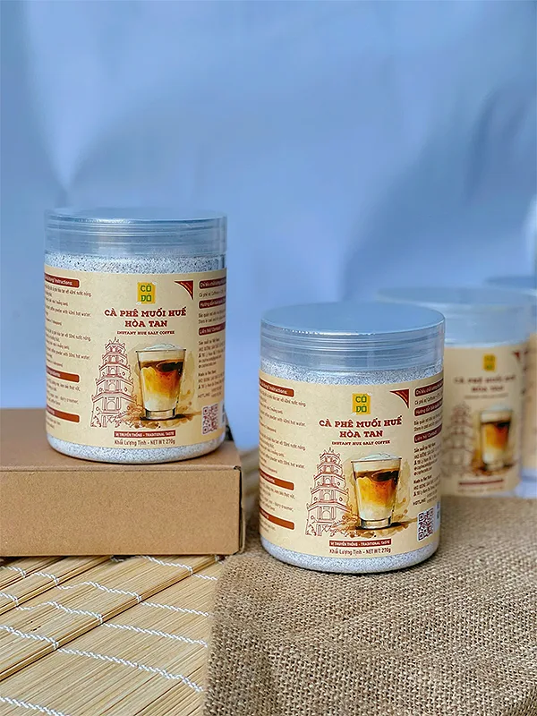 HŨ CÀ PHÊ MUỐI HUẾ HÒA TAN CỐ ĐÔ (270GR)